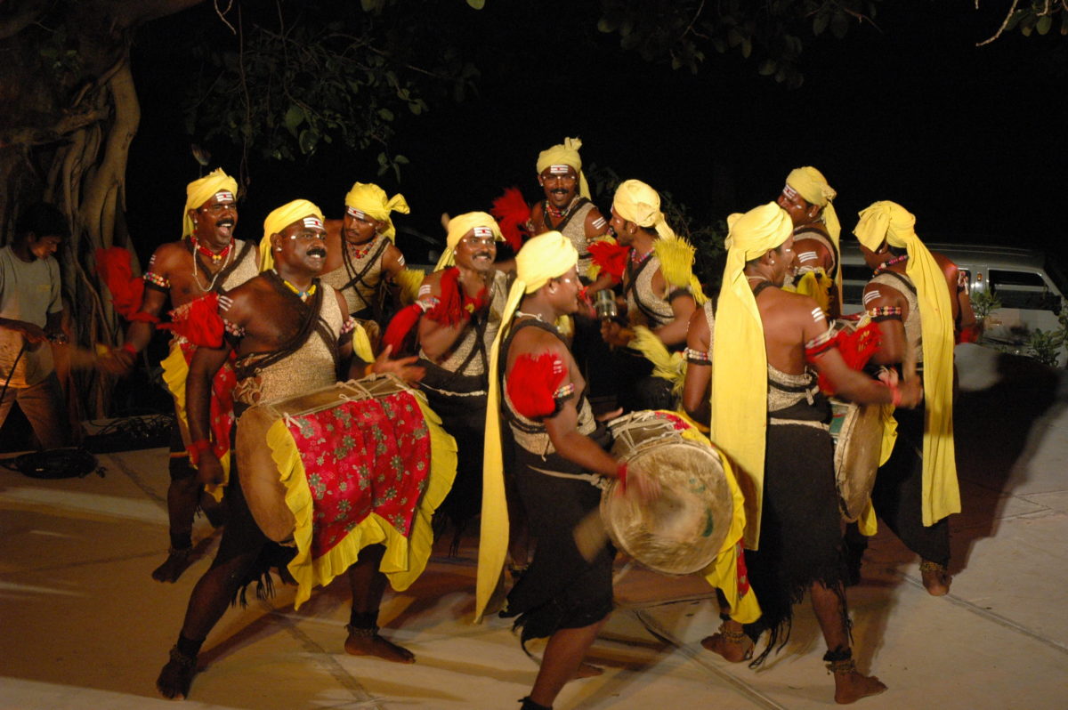 Dollu Kunitha - A Folk Dance with Drums, of Karnataka in South India - The  Cultural Heritage of India