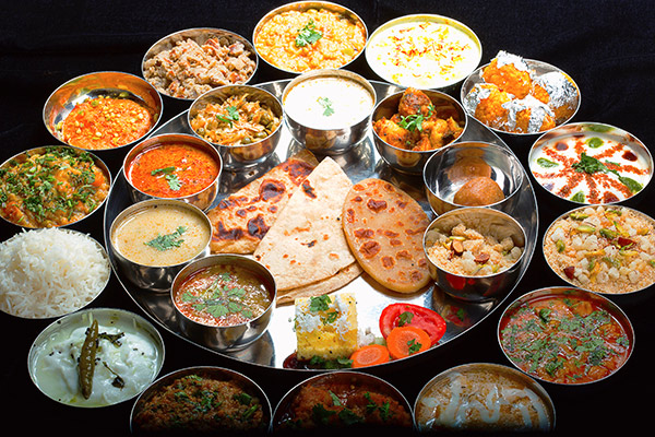 Marwadi Thali of Rajasthan : Traditional Marwadi Vegetarian Food Platter – The Cultural Heritage of India