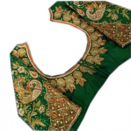 Ethnic Zardozi Zari embroidery blouses from Uttar Pradesh – The ...
